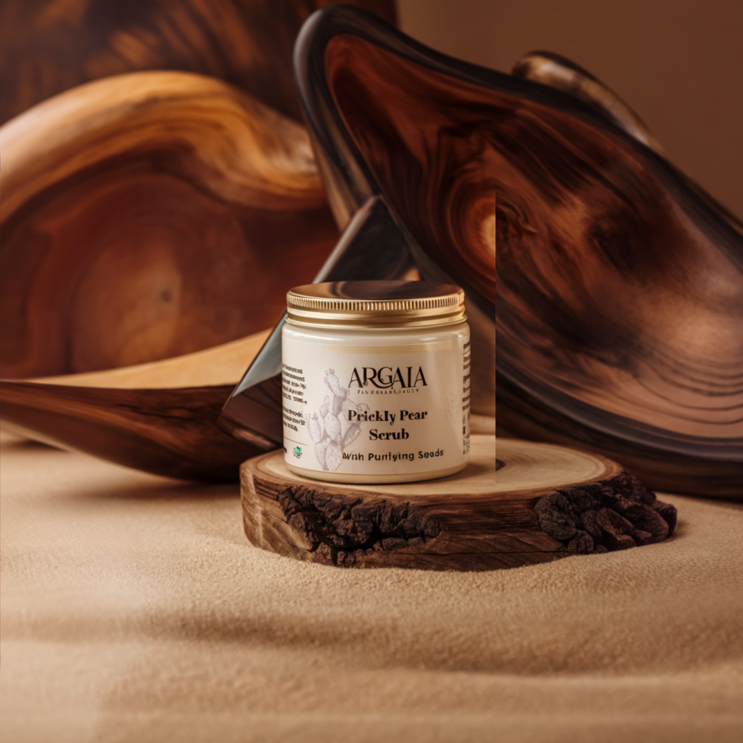 Gommage à la figue de Barbarie d'Argaia – Exfoliation douce pour une peau radieuse